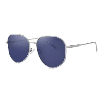Prsr Alloy Round Sunglasses Unisex