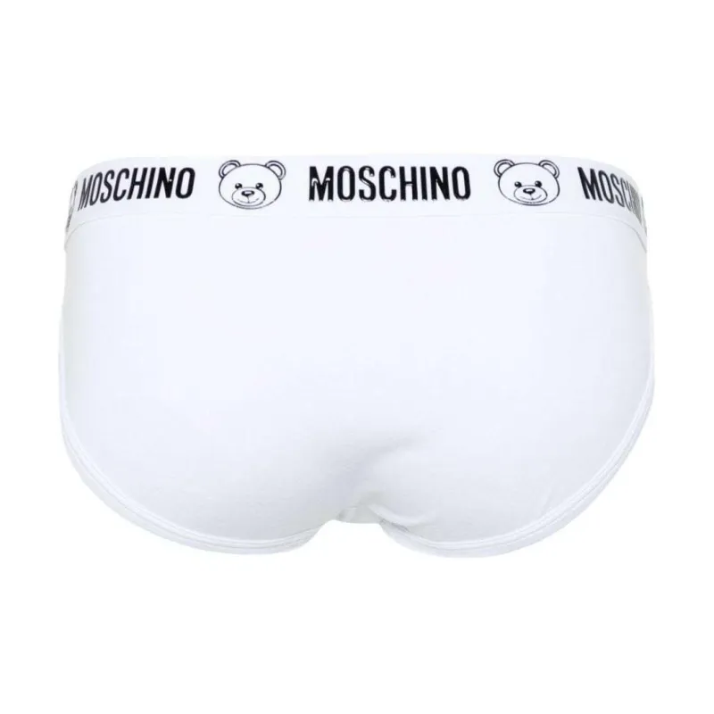 MOSCHINO Logo waistband Jersey Briefs-1