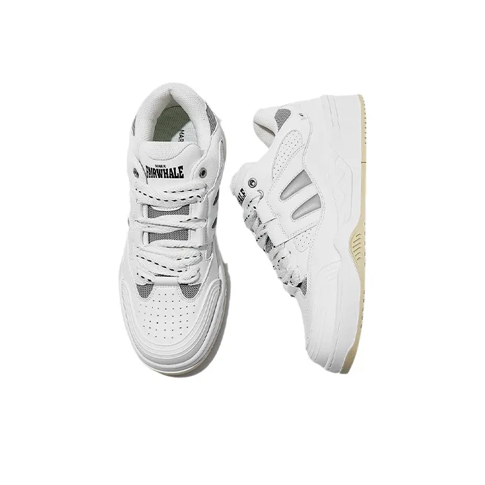 FAIRWHALE Baby Whale Low Top Stylish Skateboarding Shoes Men's-1