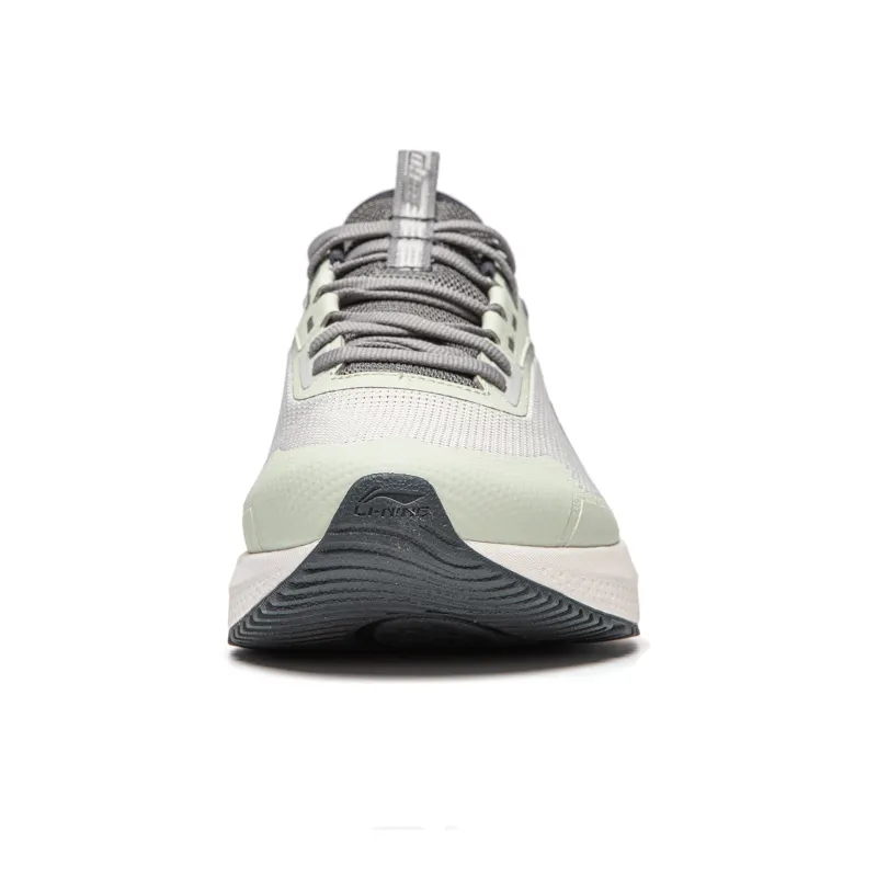 LiNing Eazgo V2 Cushioning Wear Resistant Low Top Casual Running Shoes Men's Gray Green-5