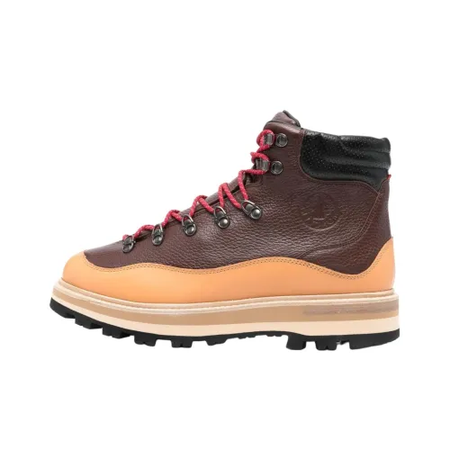 Moncler Peka Trek Leather Hiking Boots