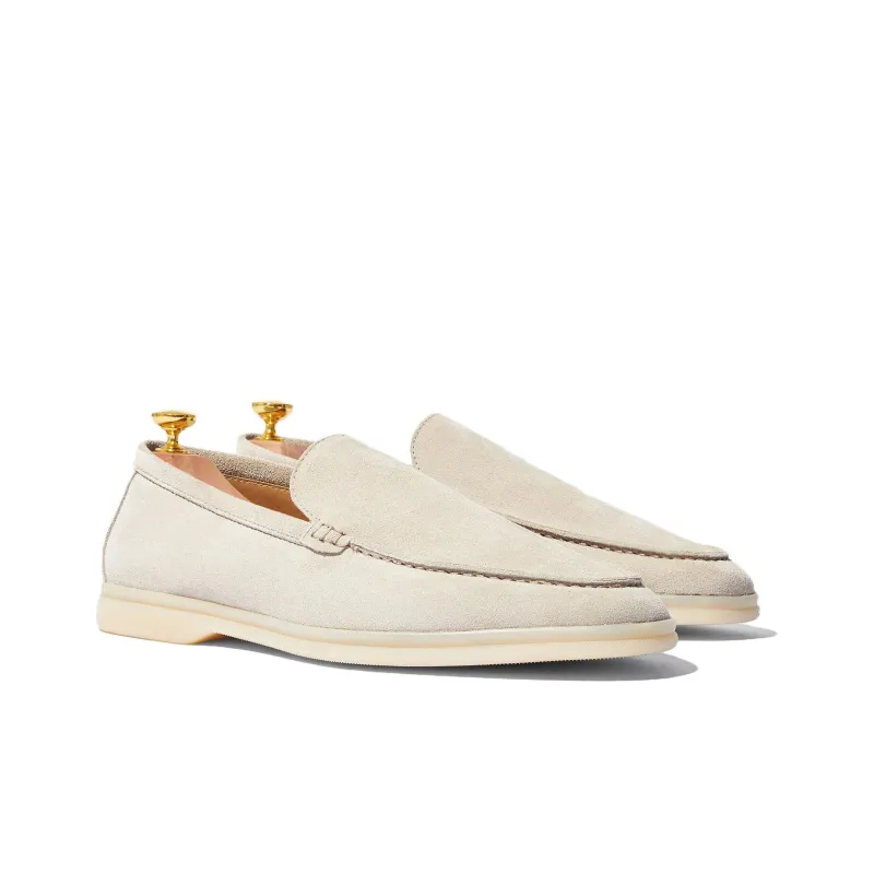 SCAROSSO Ludovica Suede Loafers Women's-2
