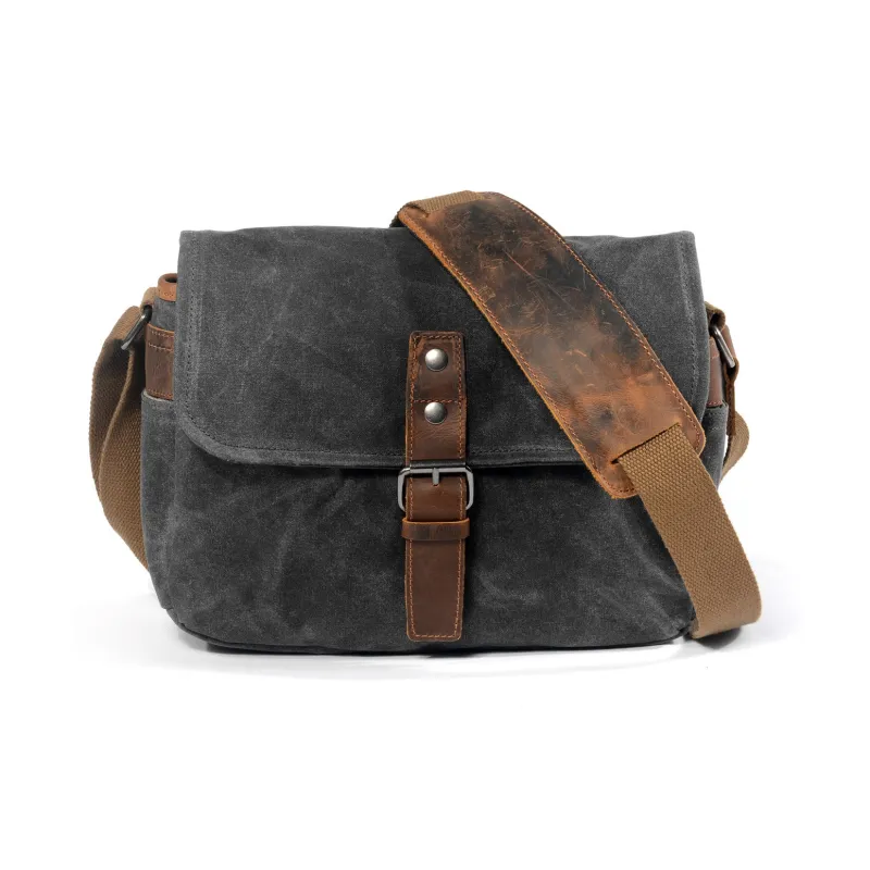 PULUWIRR Cowhide Patchwork Canvas Crossbody Bag Regular Unisex Dark Gray/Coffee/Army Green-0