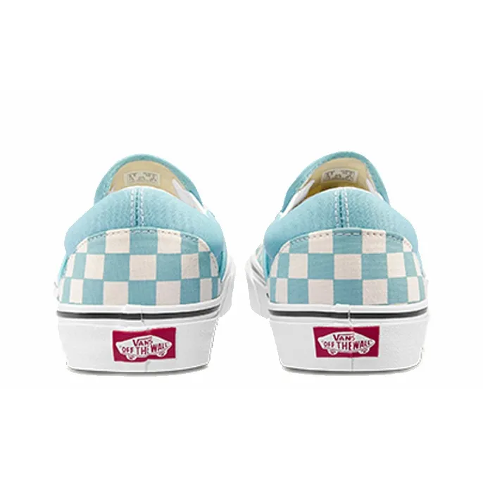 Vans Classic Slip On 'Aqua Haze Checkerboard'-3