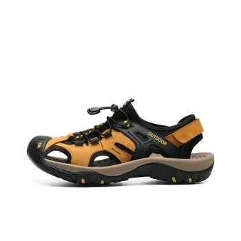 Black tailed Deer Beach Sandals Men's