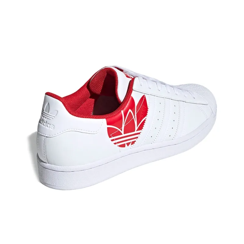 Adidas Superstar Scarlet Red Trefoil-3