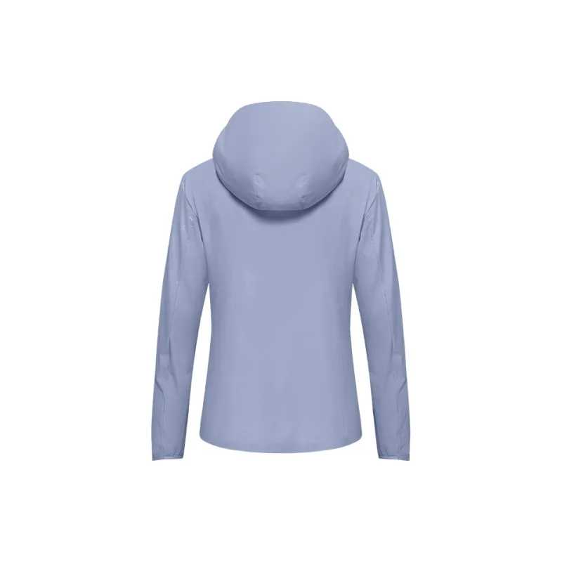 LECAGE Trench Coat Lightweight Moisture Wicking Water Repellent Sports Coat For Summer Women's Taro Purple-1