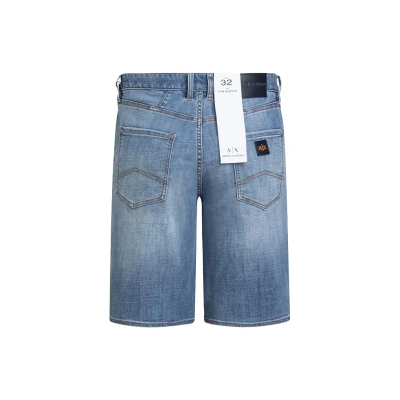 ARMANI EXCHANGEAE SS24 Denim Shorts Men's Blue-1