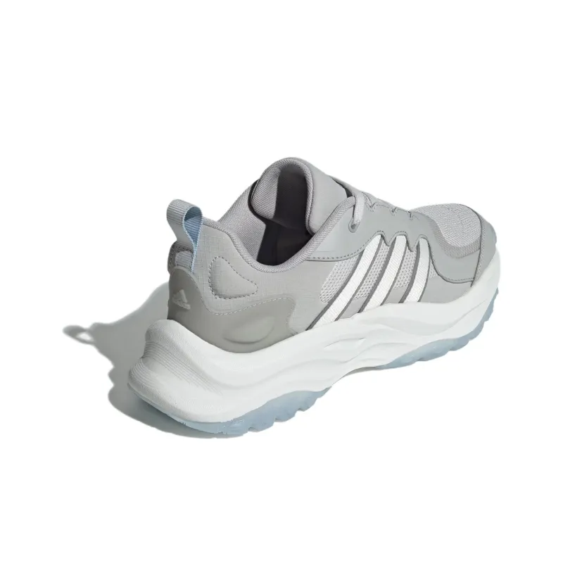 Adidas Maxxwavy Cushioning Anti Slip And Wear Resistant Low Top Chunky Sneakers Unisex White Gray-3