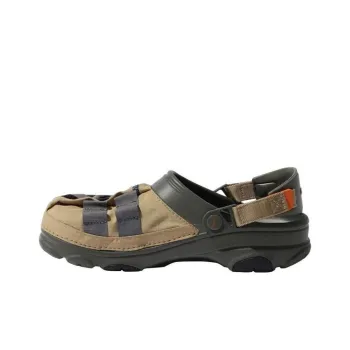 Crocs X Beams Fishing Vest Classic Clogs 'Tan Dusty Olive'