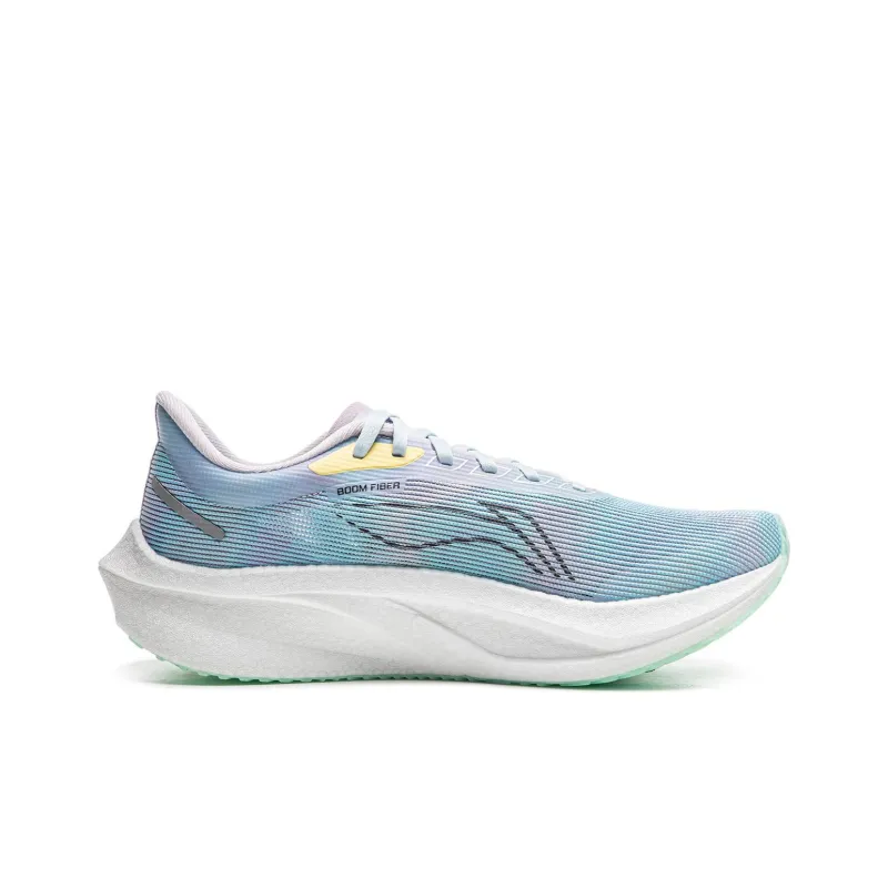 LINING Feidian 4 Challenger Running Shoes Men Low Top Mist Purple/Vero Rose Purple/Fluorescent Ice Cyan-1