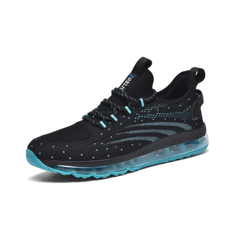 Tonlion Cushioning Anti-Slip Wear-Resistant Breathable Quick Dry Lightweight Low-Top Running Shoes Men's-3