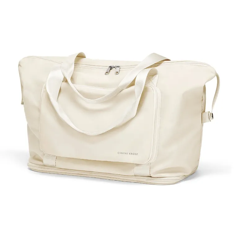 CinvaiKrose Travel Bags Ecru Shopping Bag Included-2