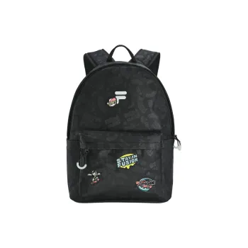 FILA FUSION PANDA MEI Collaboration Fabric Backpack Extra Small Unisex Black