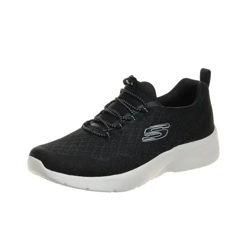 Skechers Dynamight 2.0 Real Smooth Cushioning Wear-Resistant Low-Top Running Shoes Women's Black