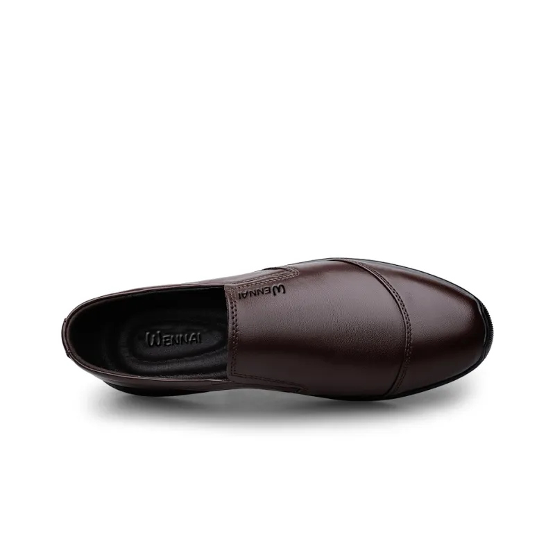 Wen Nai Casual Shoes Men's Dark Brown-4