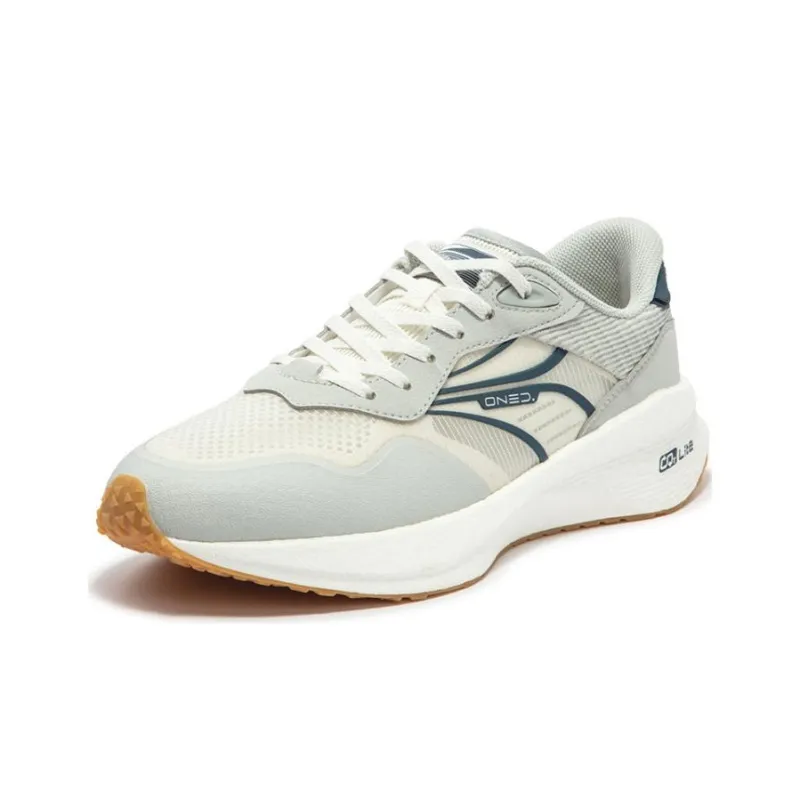 361° Anti Slip Wear Resistant Low Top Running Shoes Men's Light Blue-1