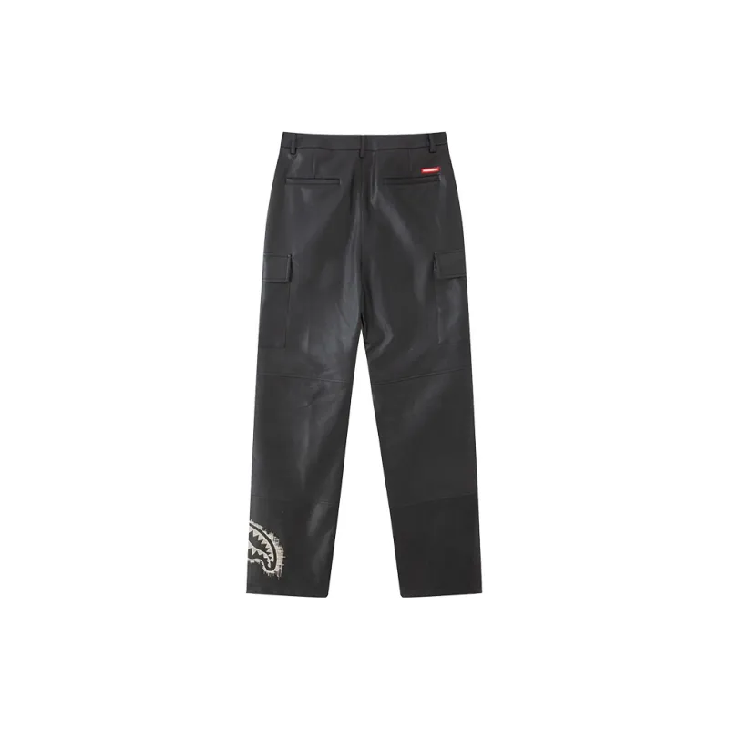 SPRAYGROUND Leather Pants Unisex-1