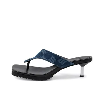 Misbhv Sasha Slide Slippers Women's Denim Blue