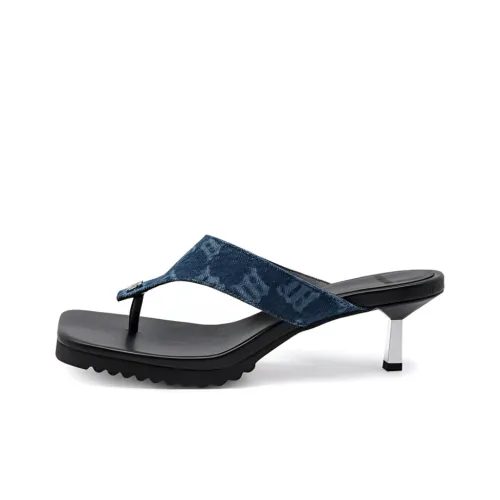 Misbhv Sasha Slide Slippers Women's Denim Blue
