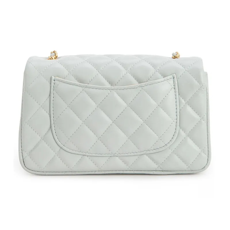 VENOF Chanel Inspired Crossbody Bag, Shoulder Bag, Trumpets Women's Black/White/Blue-19