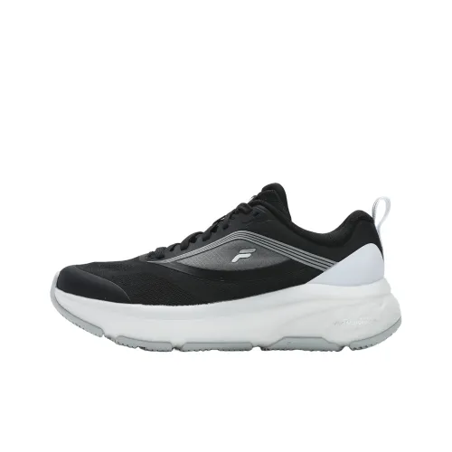 FILA NUVOLE 2 Cushioning Anti Slip And Wear Resistant Mid Top Sprint Running Shoes Women's Black