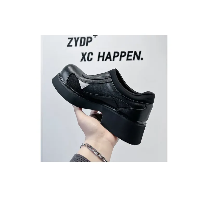 MODENGPAN Derby Shoes Men's Black-3