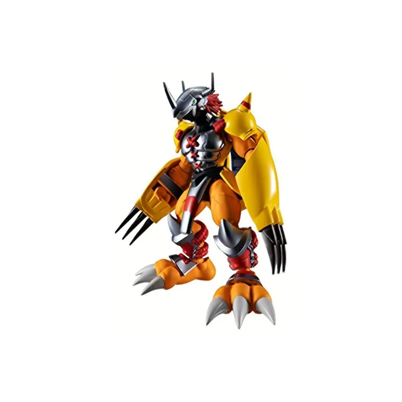 BANDAI WarGreymon Bandai Digimon Angelmon Garurumon Set 10cm Scale Figures-0