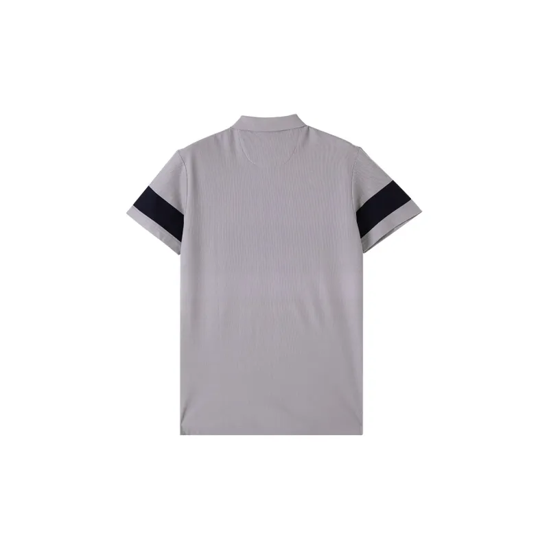 U.S. POLO ASSN. Polo Shirt Men's Light Gray Stripes-1