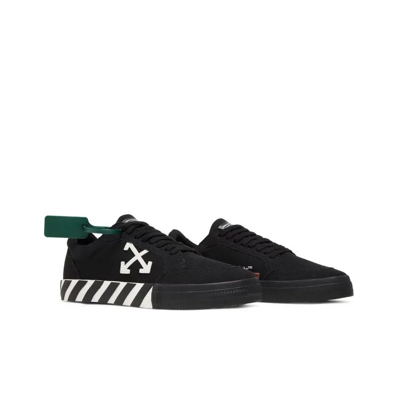 OFF WHITE Vulc Low Canvas Black White Women's-2