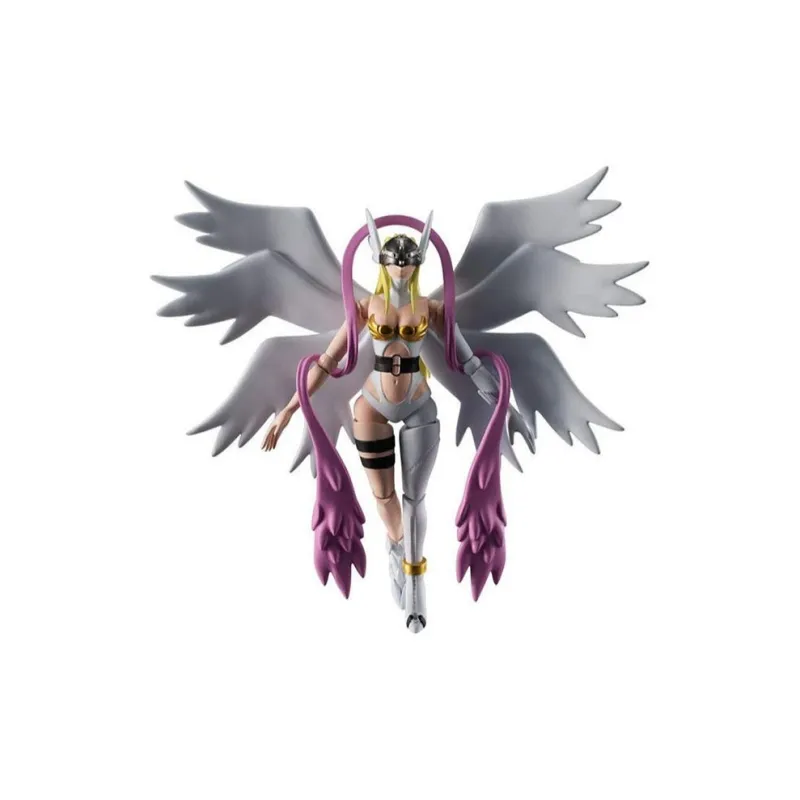 BANDAI WarGreymon Bandai Digimon Angelmon Garurumon Set 10cm Scale Figures-2