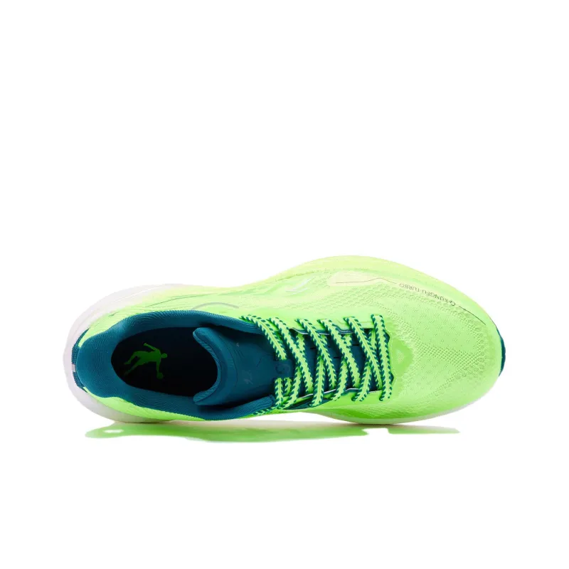 QIAODAN Running Shoes Men Low Top Flying Shadow Green/Abyss Green-3