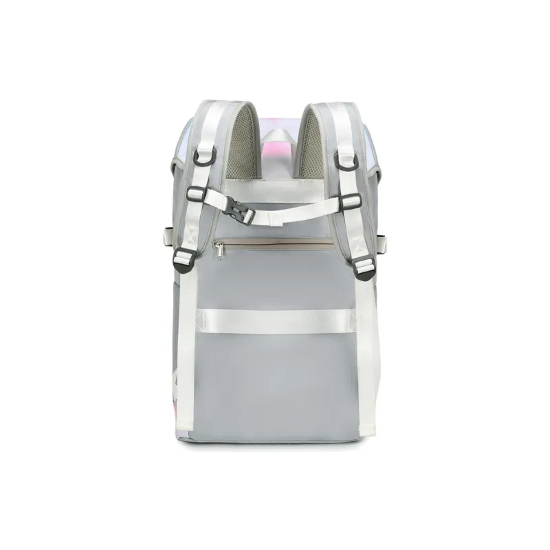 ZUOFEIFAN Backpacks Holographic Gray-4