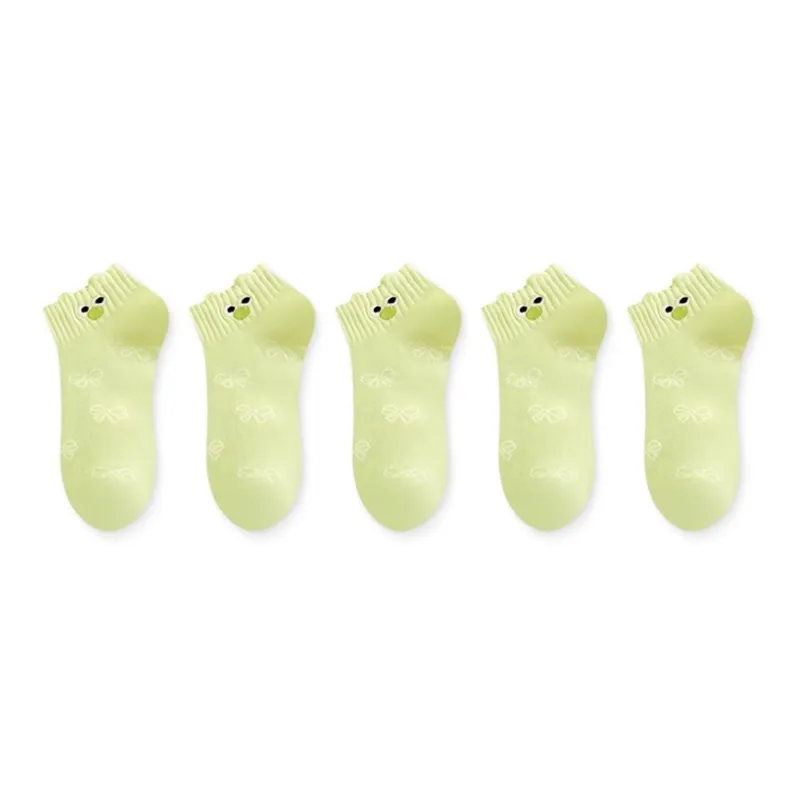 Taste The Color Ankle Socks Women's 5 Pack-11