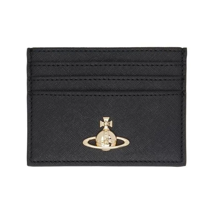 Vivienne Westwood Artificial Leather Card Holder Card Holder Men's Black-0
