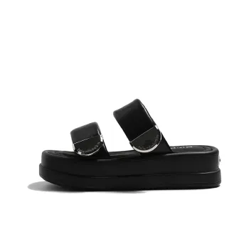 MIS. DANNY Slip-Resistant Slippers Women's Black/Beige/Pink