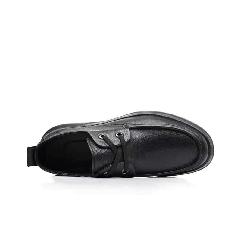 Help Men's Casual Shoes Men Low Top Black/Brown-2