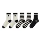 5 Pack (Embroidery R+Embroidery R+Full Stripes+Full Stripes+Single Stripe)