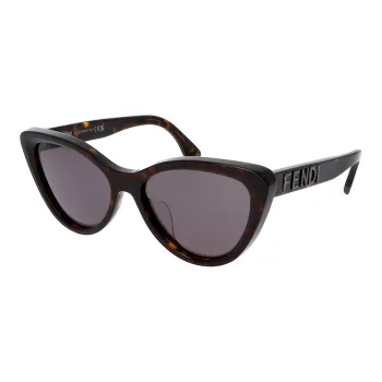 FENDI Acetate Cat Eye Sunglasses Women's Tortoiseshell