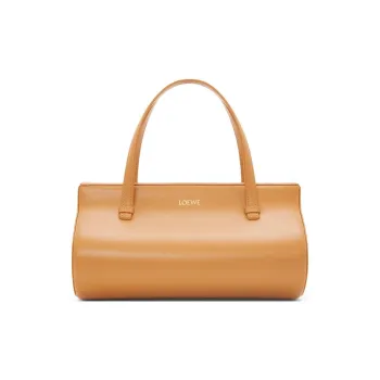 LOEWE Silk Calfskin Shoulder Bag, Crossbody Bag, Handbag Small Size Women's Warm Desert
