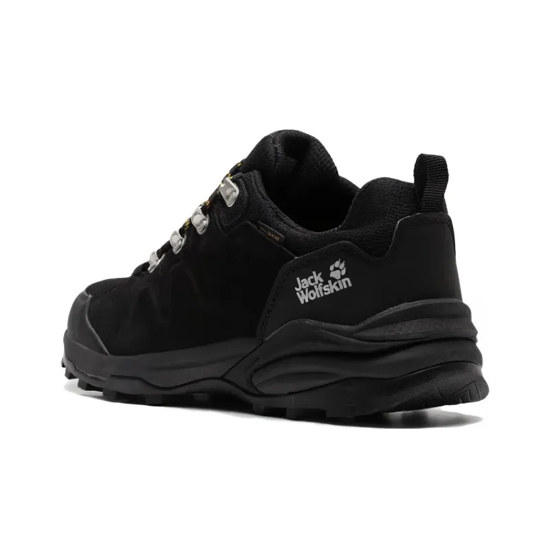 Jack Wolfskin Non slip Lightweight Low Top Outdoor Shoes Men's Black-3