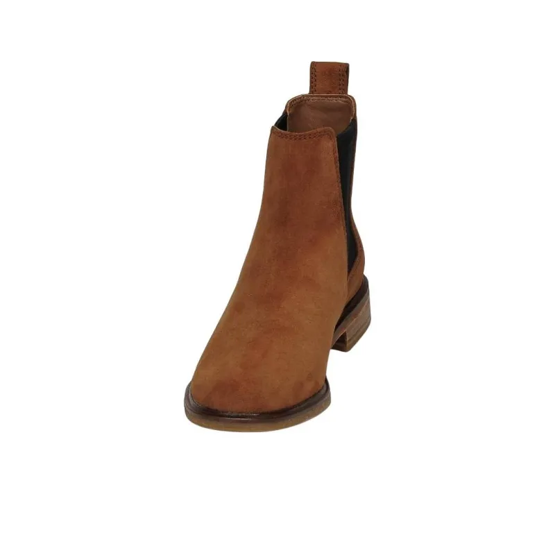 Clarks Short Chelsea Boots Women's Brown-4