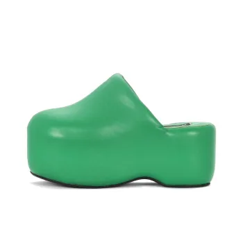 SIMON MILLER Wrap toe Slippers Women's Green