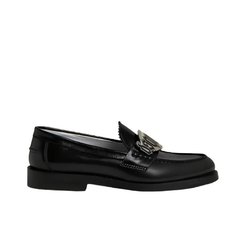 DSQUARED 2 Logo-Plaque Slip-On Loafers Women's-1
