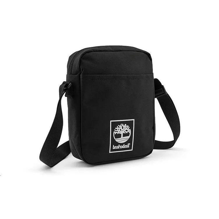 Timberland Polyester Shoulder Bag, Crossbody Bag Regular Unisex Black-1