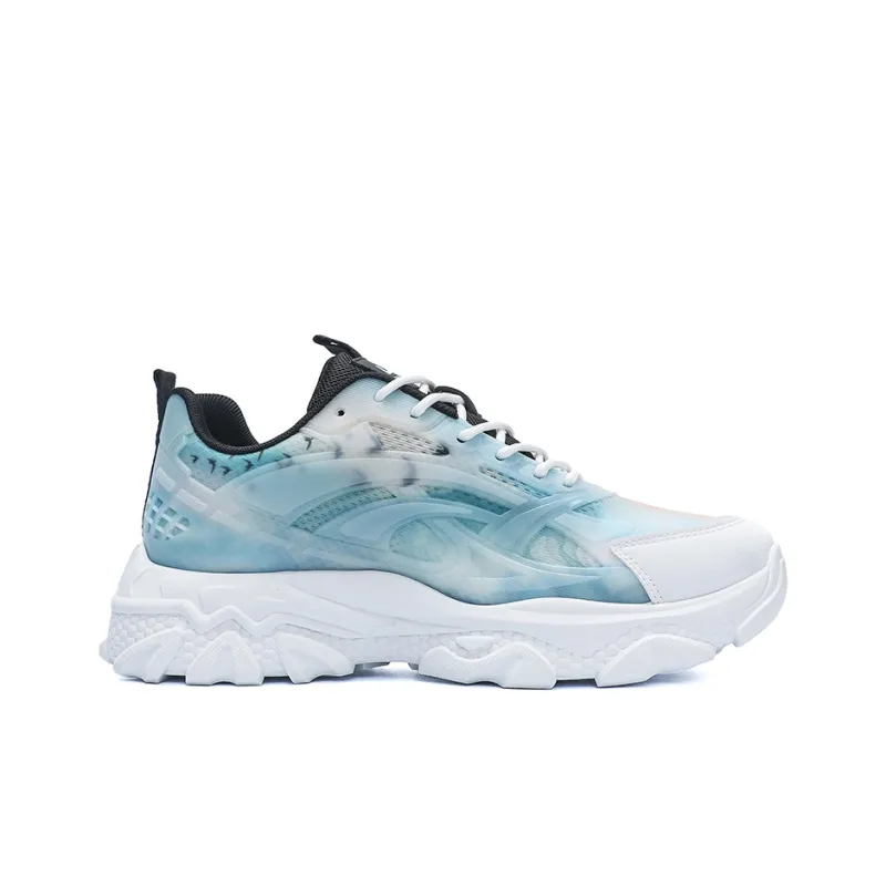 Warrior Cushioning Wear-Resistant Chunky Sneakers Men's Green Black-1