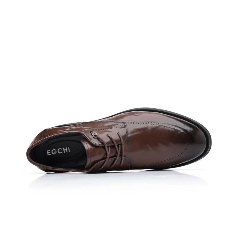 EGCHI Dress Shoes Men Mid Top Black-8