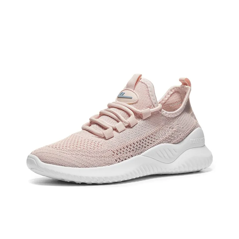 WARRIOR Running Shoes Women's Low Top Pink Gray-1