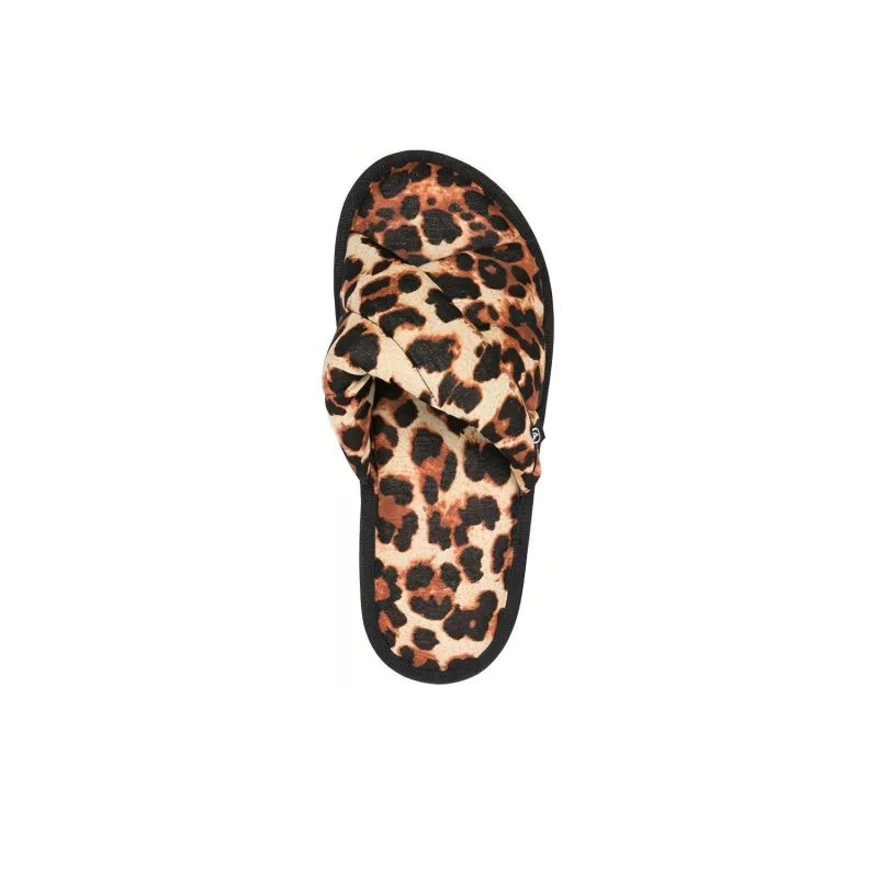 Arizona Love Vegas Stylish Sandals Women's Leopard Print Brown-3