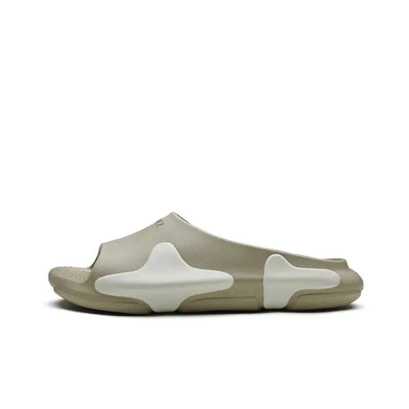 EQLZ EQUALIZER Oasis Quiet Abrasion Resistant Slide Slippers Unisex Moss Green-0